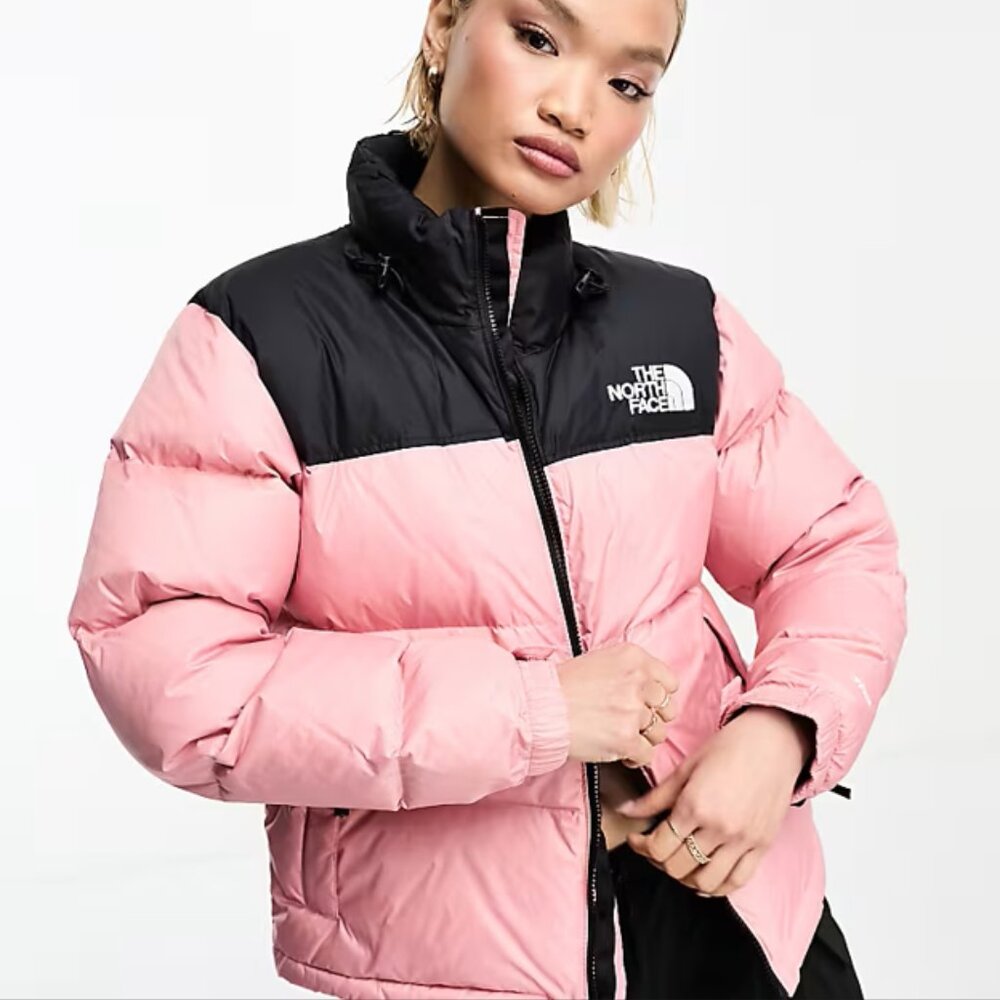 The North Face Down Puffer Jacket in Pink - Never Worn